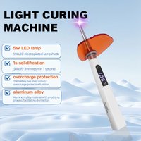 3500mW/cm² Dental Curing Light 1S Fast Cure LED Lamp 3 Modes Wireless Cordless Photopolymerizer for Resin