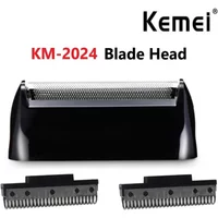 Kemei 2024 Razor Blade Shaver Head For Men's Electric Shaver KM-2024 Razor Mesh Blade Net Original Beard Shaving Parts