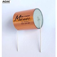Golden high-quality metallized film power amplifier frequency divider audio capacitor stepless 0.22-22uf MKP capacitor