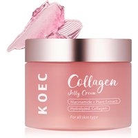 100ml KOEC Skincare Collagen Jelly Cream Hydrating Firming Smoothing Gel Hydrolyzed Collagen Niacinamide Squalane Plants Extract