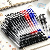 7-35 PCS Gel Pen Set School Supplies Black Blue Red Ink Color Ballpoint Pen Kawaii Pen Writing Tool School Office Stationery
