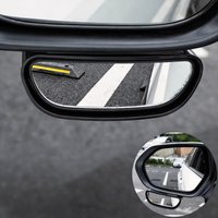 Adjustable Wide Angle Side Rear Mirror Blind Spot Convex Mirror For Car Reverse Parking Auxiliary Rear View Mirror