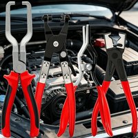 Professional Hose Clamp Pliers - Fuel Line Disconnect & Removal Tool for Automotive Repair