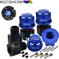 GPM Aluminum 7075 Hex Adapters (+6.5mm) And Wheel Lock For TRAXXAS 1/8 Sledge