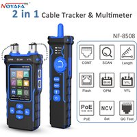 NOYAFA NF-8508 Network Cable Tester LAN Optical Power Meter Tester LCD Display Measure Length Wiremap Tester Cable Tracker