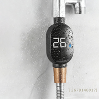 {YY26} Shower Head Temperature Gauge Home Water Temperature Indicator Touchscreen Display Bathroom Shower Accessory 〔YY26〕