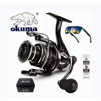 OKUMA 800-10000AC spinning wheel universal fishing wheel, all metal fishing wheel, long throw dedicated fishing line wheel