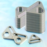 5-10Pcs 20-38mm Stainless Steel Triangle Buckles for Bag Strap Adjuster Ring Bikini Bra Clasp Anti-skid Belt Tent Fixing Buckle