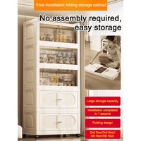 storage rack organizer Multilayer storage space Removable Divider Organize cleaning utensils Movable Kitchen Bedroom Cabinet