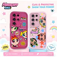 CUTE POWERPUFF GIRLS BLOSSOM BUTTERCUP Case For Samsung Galaxy S26 S25 Edge S24 S23 Ultra S22 Plus S21 FE A07 A17 4G A37 A57 5G