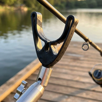 European-Style Carp Fishing Rod Holder Head Sea Rod Fork Accessories Nylon Plastic Fishing Rod Holder