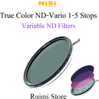 NiSi True Color ND-Vario 1-5 Stops Variable ND Filters Size For 40.5/43/46/49/52/55/58/62/67/72/77/82/86/95/105mm