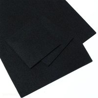 Fireproof Black Welding Blanket - Insulation & High-Temperature Resistant Pad, 30×20cm, Fireproof & Durable for Camping