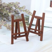 1:12 Dollhouse Miniature Mini Wood Painting Easel Doll Accessories Furniture