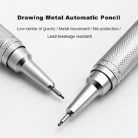 LANGUO Full Metal Mechanical Pencils Set with Lead Refills Low Center of Gravity Drafting Automatic Pencil 0.3/0.5/0.7 mm Pencil