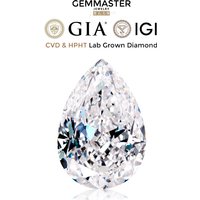 Pear cut Lab Grown Diamond With GIA IGI certificate Loose Diamond Wholesale CVD HPHT Synthetic Diamond D E F G Lab Diamond VVS