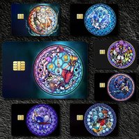 K-Kingdom Game H-Hearts Decorative Waterproof Film Skin Cover Credit Card Stickers Debit Front Bank Bus Pass