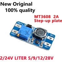 1-10/PCS New Original MT3608 DC-DC Adjustable power module Wide voltage input 2/24V L 5/9/12/28V In Stock
