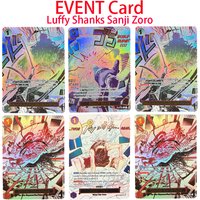 One Piece Shanks Divine Departure /Luffy Leader Gear TWO/ Sanji Boeuf Buret /Zoro Dead Man's Game Event OPCG Foil Proxy Card