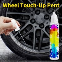 Gloss Black Rim Touch Up Paint Wheel Repair Kit, Quick And Easy Wheel Scratch Repair, Rim Paint For Car Wheel Repair grey Silver