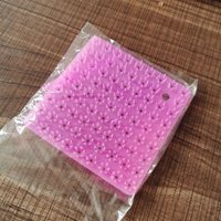 3PCS Silicone Brush with Finger Buckle Vegetable Fruit Scrubber Brush Kitchen Cleaning Artifact Gadget Fruit and Vegetable Brush