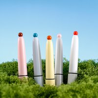 Japanese PLATINUM Twoside Rabbit Fountain Pen 0.38mm F Nib Cute Macaron Short Pocket Pen for Students School Supplies