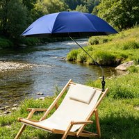Portable UV Protection Beach Umbrella 360 Adjustable Sun Shade For Sand Pool Patio Garden And Outdoor Travel Use