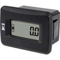 Digital LCD Hour Meter with Data Storage & IP65, 5-277V AC/DC for Lawn Mower Generator Golf Cart Forklift Marine Outdoor Machine
