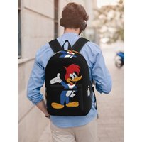 Woody Woodpecker Backpack Daypack Large Capacity Children BookBag School Bag Shoulder Bags for Men Women