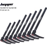 HEPPE Bike Thru Axle 12x100/110 12x142/148 MTB Road Bike Front Fork Shaft Skewer Rear Thru Axle Quick Release M12xP1.0/1.5/1.75