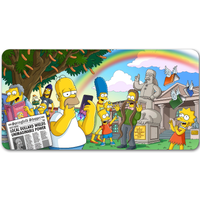 The S-simpsons Cartoon Mouse Pad Anti Slip Rubber Edge Locked Thickened Laptop Gaming Desk Mat
