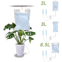 2/3/6.5L Plant Irrigation Bag Automatic Watering Bag Adjustable Garden Pots Drip Needle Device Garden Watering Water Bag