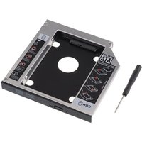 Universal 12.5mm 9.5mm SATA to SATA 2nd SSD HDD Hard Drive Caddy case Adapter Tray Enclosures For DELL HP Lenovo ThinkPad Laptop