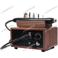 AC 100-240V Electric Creasing Edging Machine Leather Heating Handle Creaser Edger Crimper Tool Leather Craft Tools with 5 Tips
