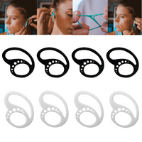 1/2 Pairs Wireless Earphone Holders Anti Fall Ear Hooks for AirPods Pro Silicone Ear Earbuds Holder for Running