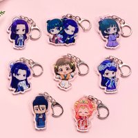 1/8Pcs Anime The Apothecary Diaries Acrylic Keychain Cute Backpack Pendant Funny Bag Charms Accessories Decoration Holiday Gifts