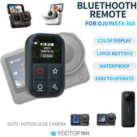 Action Camera Waterproof Bluetooth Remote Control for DJI Action 6/4/5 Pro/OSMO 360X3/X4/X5Go3/Go3s/ With LCD Screen Display