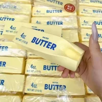 2026 New Butter Stick Fidget Toys Squishy Elastic Cheese Stick Funny Decompression Stress Anxiety Relief Game Squeeze Prank Toy