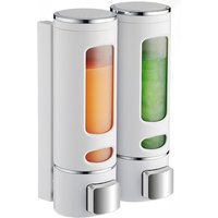 Bathroom Wall Mounted Shower Pump Dispenser Bath Washing Hand Shampoo Liquid Soap Gel Container for Kitchen Hotel Accessories