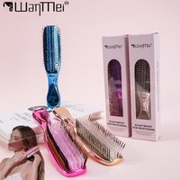 New Japanese Head Massager Scalp Brush Hair Massager Shampoo Brush Wet Plastic Detangling Brush Hair Cleaning Comb