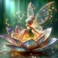 Diamond painting set, fairy elf pattern, round diamond full diamond art, multiple specifications to choose from, frameless