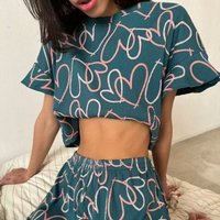 Women's Pajamas Set Satin Sleepwear Button Down Tops and Shorts Pajama 2 Piece Suit Pyjama Femme Nightwear Loungewear for Summer