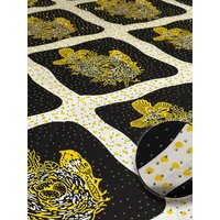 African Diamond Wax Fabric 100% Cotton African Tissu Wax Fabric High Quality Ankara Full Diamond Wax Fabric 6yards Y5-720-3