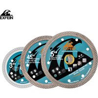 EXFEIN Diamond Cutting Disc 1pc Dia 75/115/125mm X Mesh Cut for Tile Marble Ceramic Granite for Angle Grinder Diamond Saw Blade