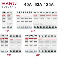 1P 2P 3P 4P 40A 63A 125A MTS Dual Power Manual Transfer Interlock Circuit Breaker Din Rail Isolating Disconnect Switch