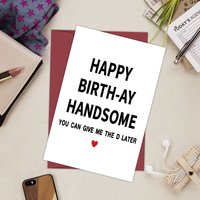 1PC Funny Birthday Card For Friend,Happy Birthday Card For Husband Friends,Rude Birthday Card For Men,Personalised Birthday Card