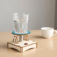 A Set Of Rotator Wooden Puzzle, A Novel Science Experiment Project Gift For Children, A DIY Electronic Science Toy.