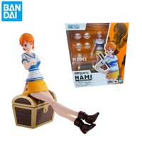 Bandai SHFiguarts Nami Romance Dawn Ver. Action Figure One Piece Anime Pirate Warrior Collectible Model Toy Gift image 4
