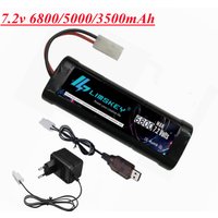 7.2V Battery 6800mah 5000mAh SC NiMH Batteries Pack For RC Car Truck Buggy Boat Tank 7.2v Ni-Mh Baterias With Tamiya Connectors