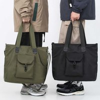 Trendy Large Capacity Tote Bag Single Shoulder Handbag Casual Commuter Shopping Bag Crossbody for Men And Women